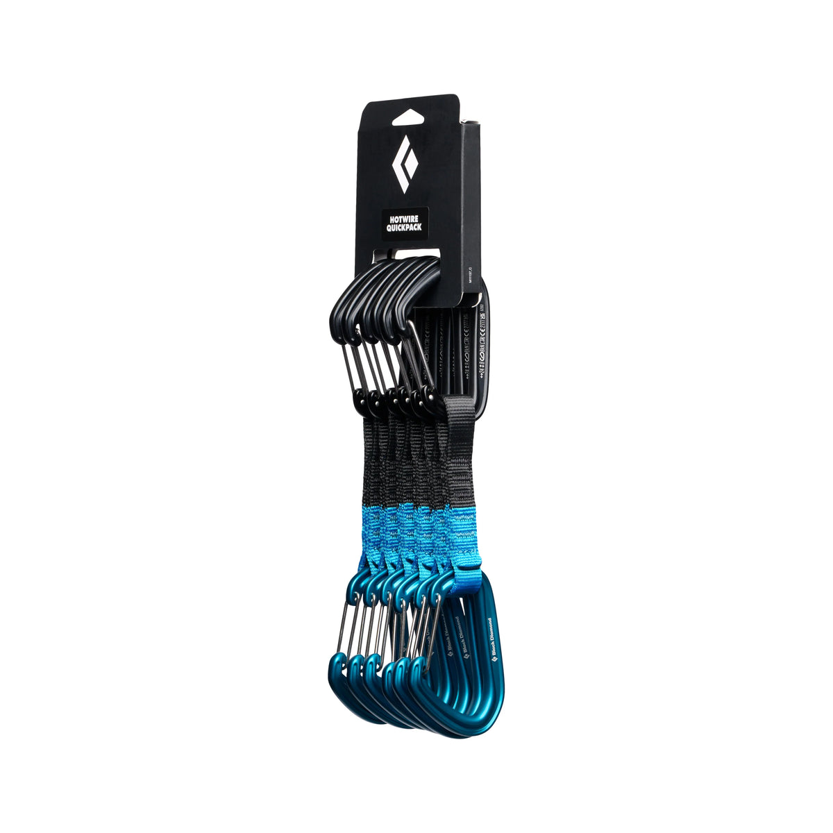 Black Diamond Hot Wire Quickdraw Pack | Essential and Reliable Quickdraws for Safe and Efficient Climbing