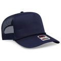 OTTO CAP® 39-071 - 5 Panel Mid Profile Mesh Back Trucker Hat 39-071