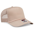 OTTO CAP® 39-071 - 5 Panel Mid Profile Mesh Back Trucker Hat 39-071