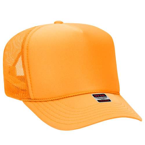 OTTO CAP 39-165 Foam Trucker Hat 5 Panel High Crown Trucker Cap - OSFM - OTTO 39