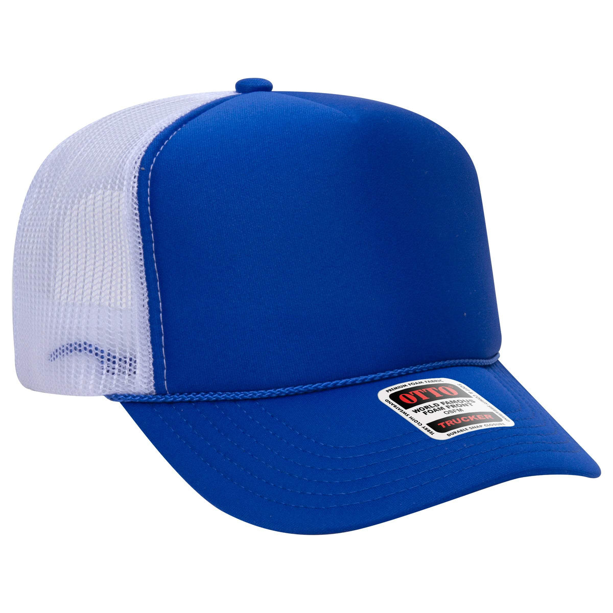 OTTO CAP 39-165 Foam Trucker Hat 5 Panel High Crown Trucker Cap - OSFM - OTTO 39