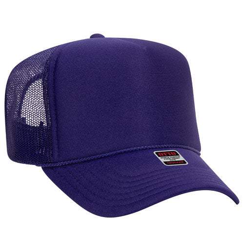 OTTO CAP 39-165 Foam Trucker Hat 5 Panel High Crown Trucker Cap - OSFM - OTTO 39