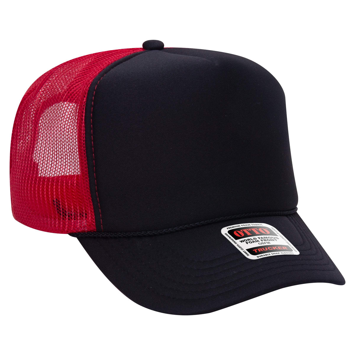 OTTO CAP 39-165 Foam Trucker Hat 5 Panel High Crown Trucker Cap - OSFM - OTTO 39