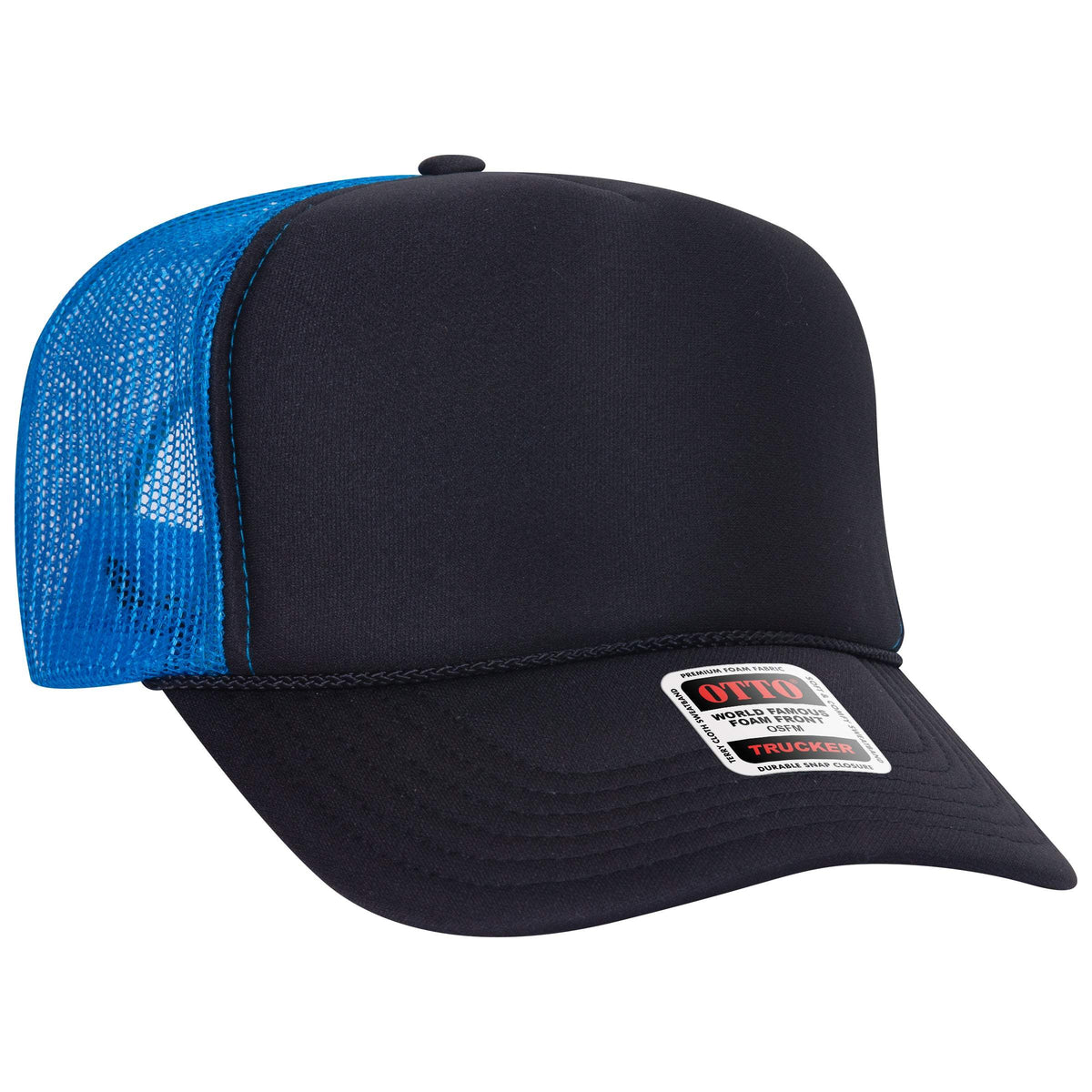 OTTO CAP 39-165 Foam Trucker Hat 5 Panel High Crown Trucker Cap - OSFM - OTTO 39