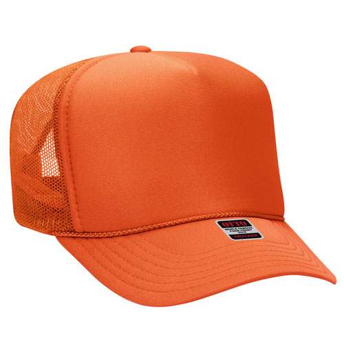 OTTO CAP 39-165 Foam Trucker Hat 5 Panel High Crown Trucker Cap - OSFM - OTTO 39