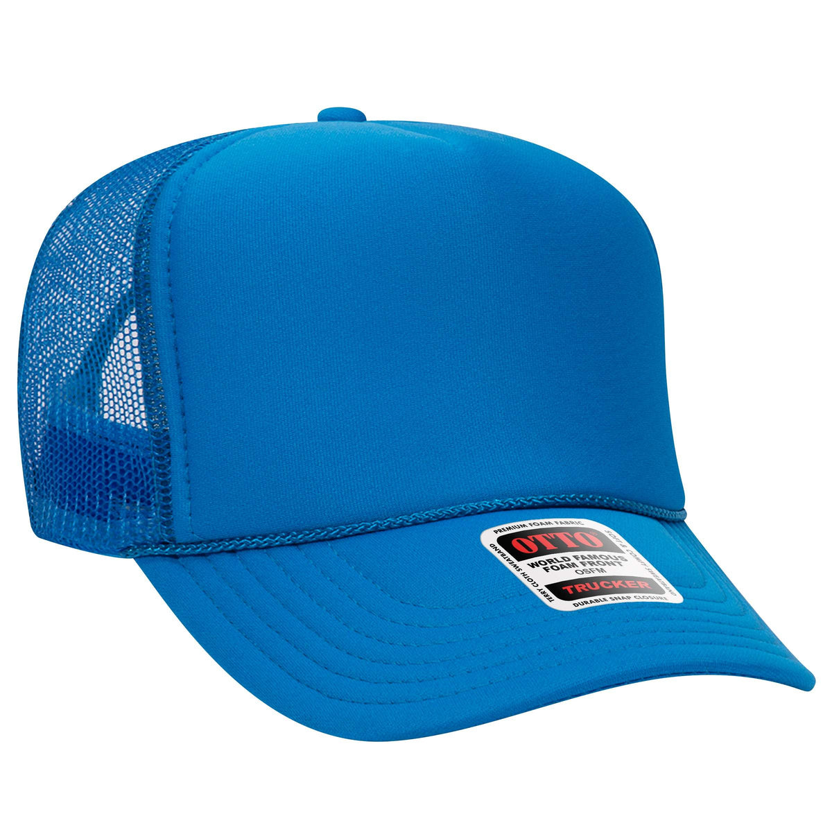 OTTO CAP 39-165 Foam Trucker Hat 5 Panel High Crown Trucker Cap - OSFM - OTTO 39