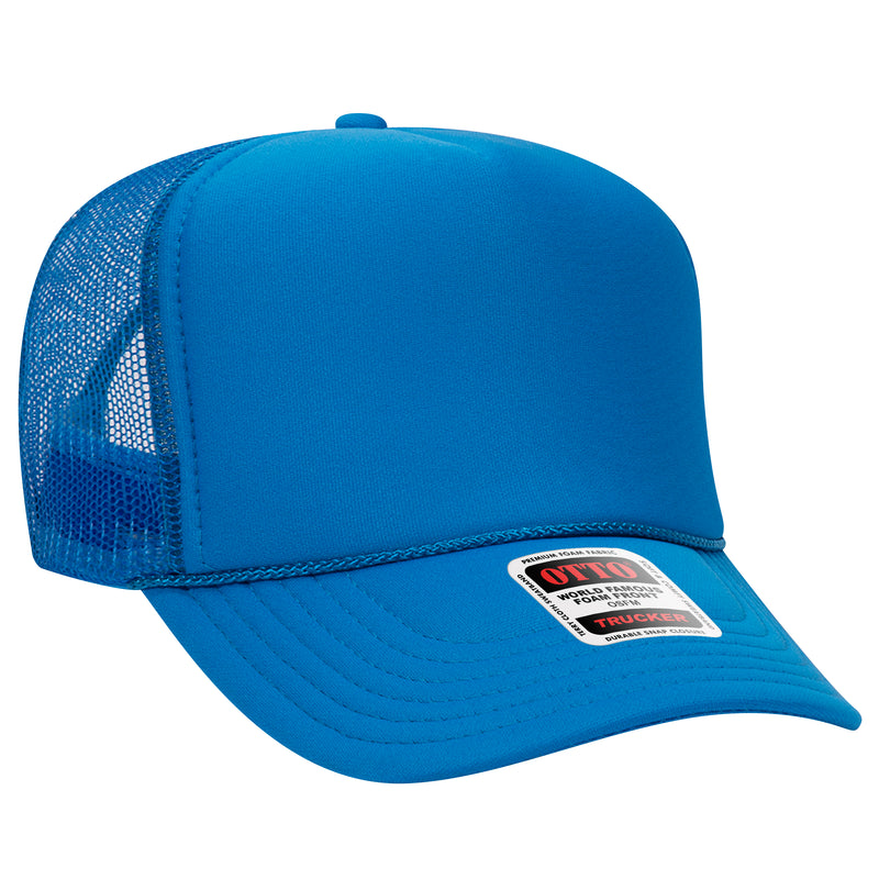 OTTO Foam Trucker Hat 5 Panel High Crown Trucker Cap - OSFM - OTTO 39