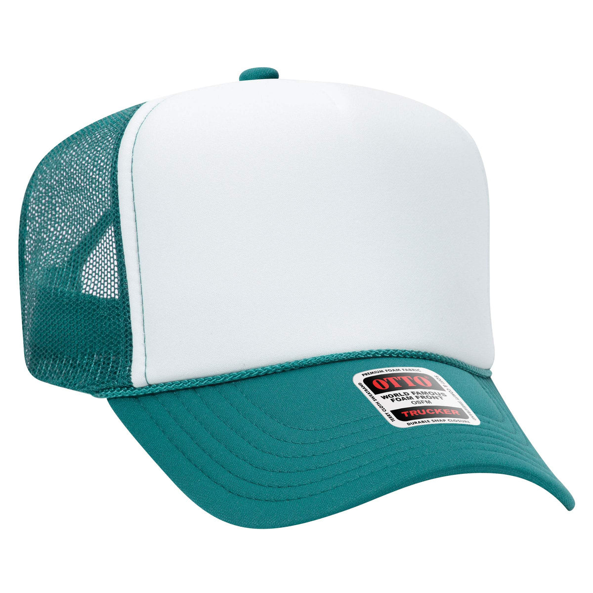 OTTO CAP 39-165 Foam Trucker Hat 5 Panel High Crown Trucker Cap - OSFM - OTTO 39