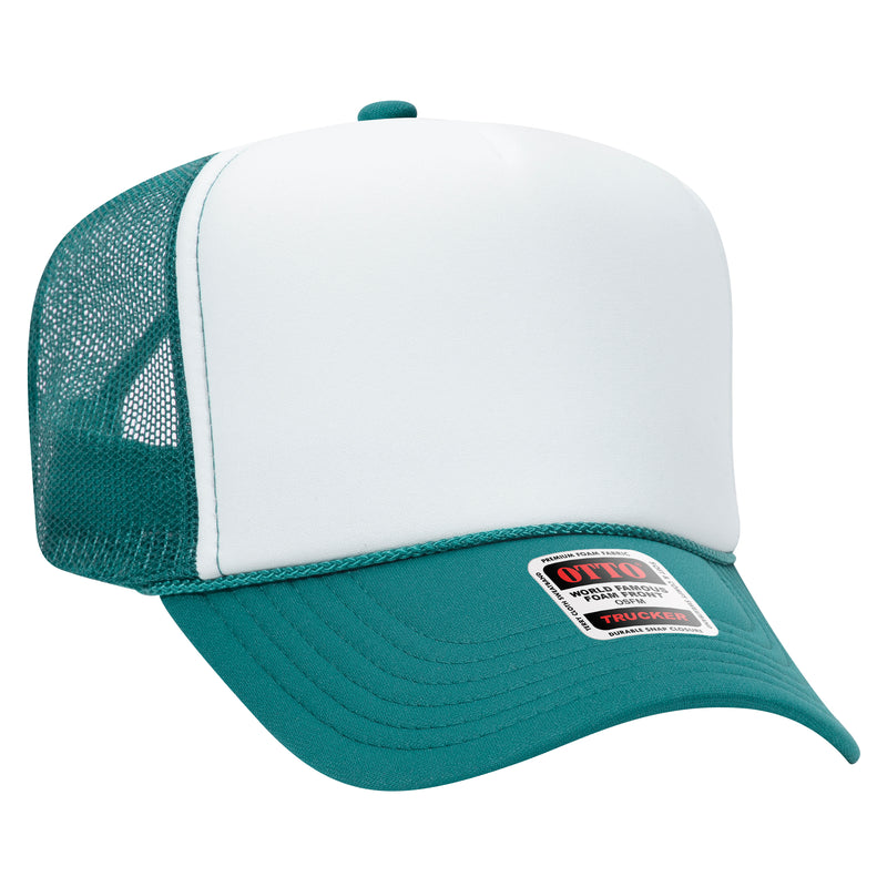 OTTO Foam Trucker Hat 5 Panel High Crown Trucker Cap - OSFM - OTTO 39