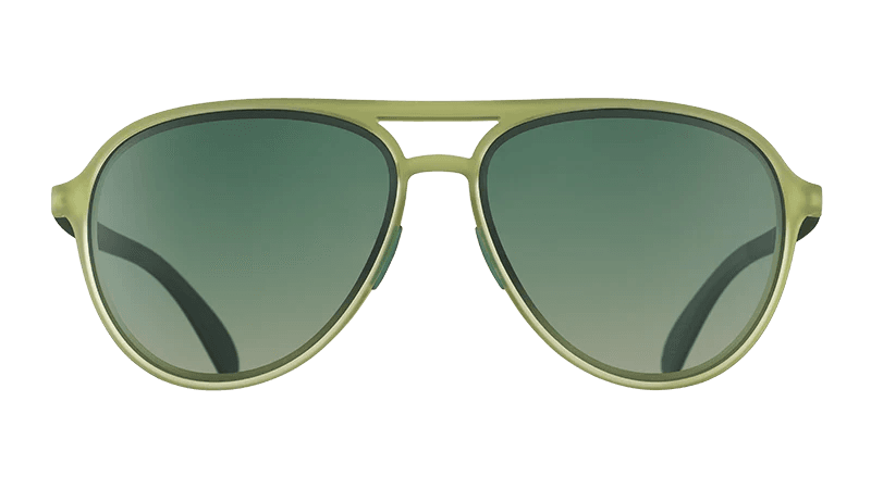 Goodr Mach Gs Polarized Aviator Sunglasses – No-Slip, No-Bounce, UV400 Protection for Running, Cycling & Everyday Adventure