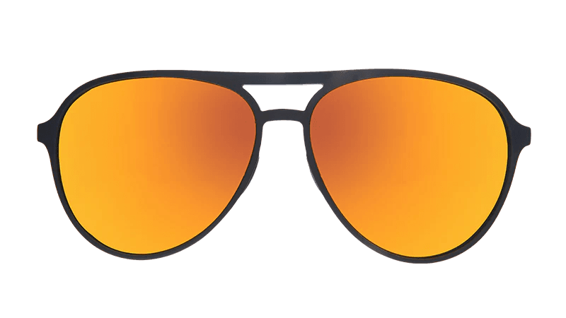 Goodr Mach Gs Polarized Aviator Sunglasses – No-Slip, No-Bounce, UV400 Protection for Running, Cycling & Everyday Adventure