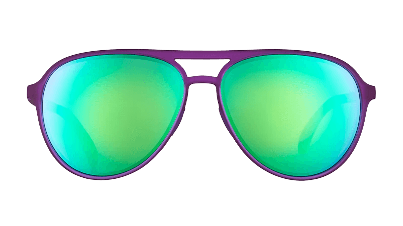 Goodr Mach Gs Polarized Aviator Sunglasses – No-Slip, No-Bounce, UV400 Protection for Running, Cycling & Everyday Adventure