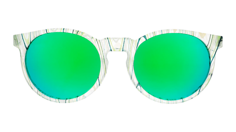 Goodr Circle Gs Polarized Sunglasses – No-Slip, No-Bounce, UV400 Protection with Retro Round Frame for Running, Cycling & Everyday Wear
