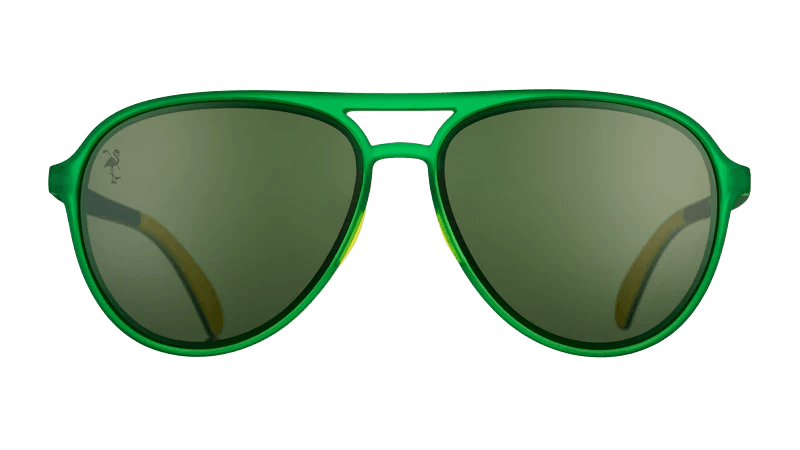Goodr Mach Gs Polarized Aviator Sunglasses – No-Slip, No-Bounce, UV400 Protection for Running, Cycling & Everyday Adventure