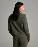 Kuhl Kozy Crew Sweatshirt Women's in Rosemary - back view