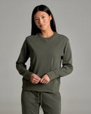 Kuhl Kozy Crew Sweatshirt Women's in Rosemary - front view