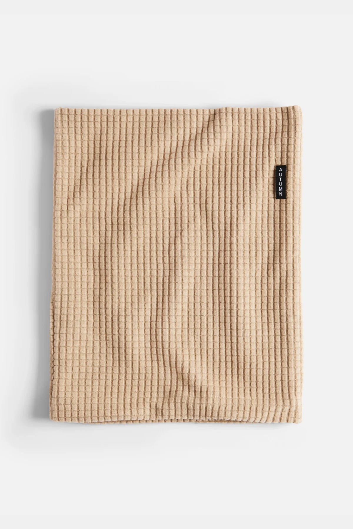 Autumn Grid Fleece Neck Gaiter – Dual Layer
