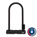 ABUS Ultra 410 U-Lock with Cable – High-Security Bike Lock, 12mm Shackle, Keyed, Green