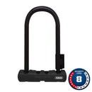 ABUS Ultra 410 U-Lock with Cable – High-Security Bike Lock, 12mm Shackle, Keyed, Green