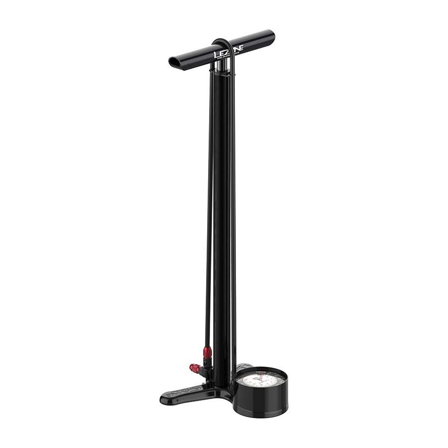 Lezyne, CNC Floor Drive 3.5", Floor Pump, ABS-1 Pro Chuck, 220psi, Silver