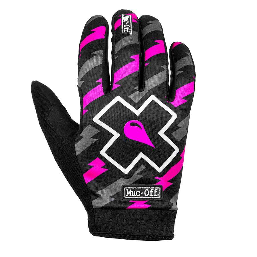 Muc-Off, MTB Ride, Full Finger Gloves, Unisex, Bolt, S, Pair