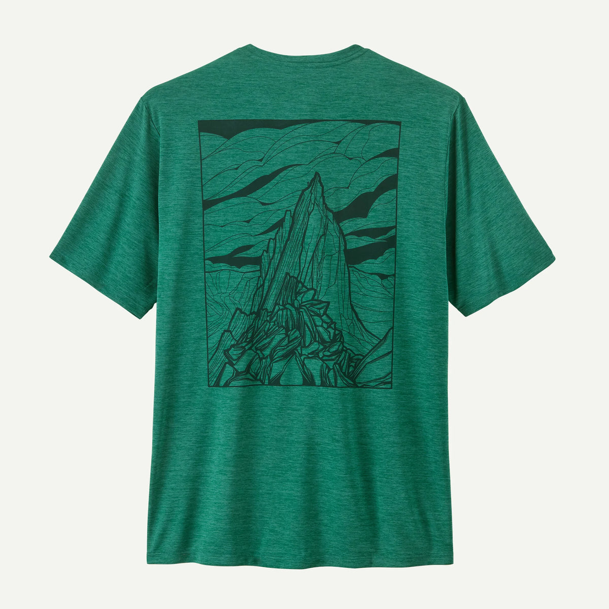 Patagonia Cap Cool Daily Shirt – Men’s Performance T-Shirt Cloud Crag Graphic