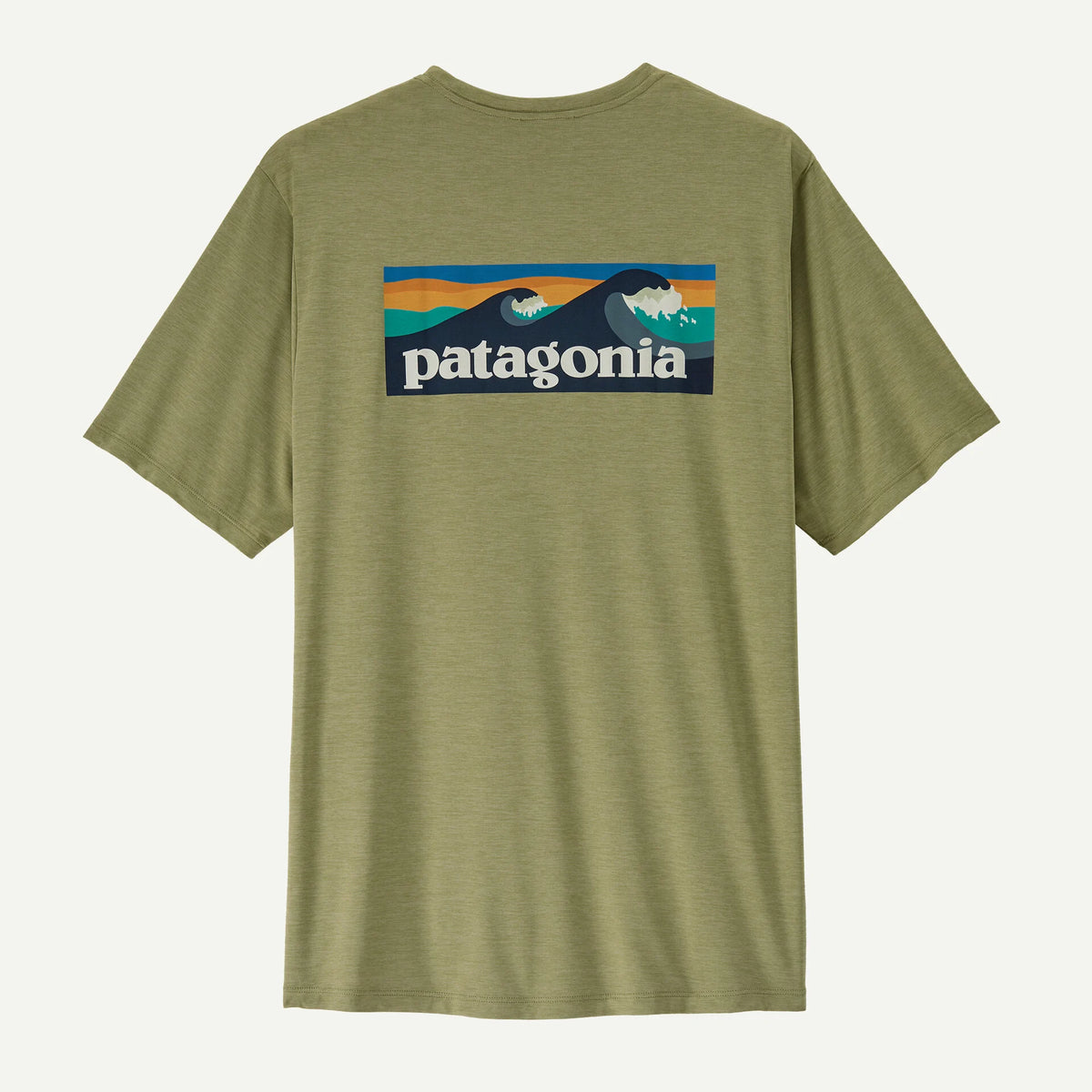 Patagonia Cap Cool Daily Shirt – Men’s Performance T-Shirt Boardshort Logo