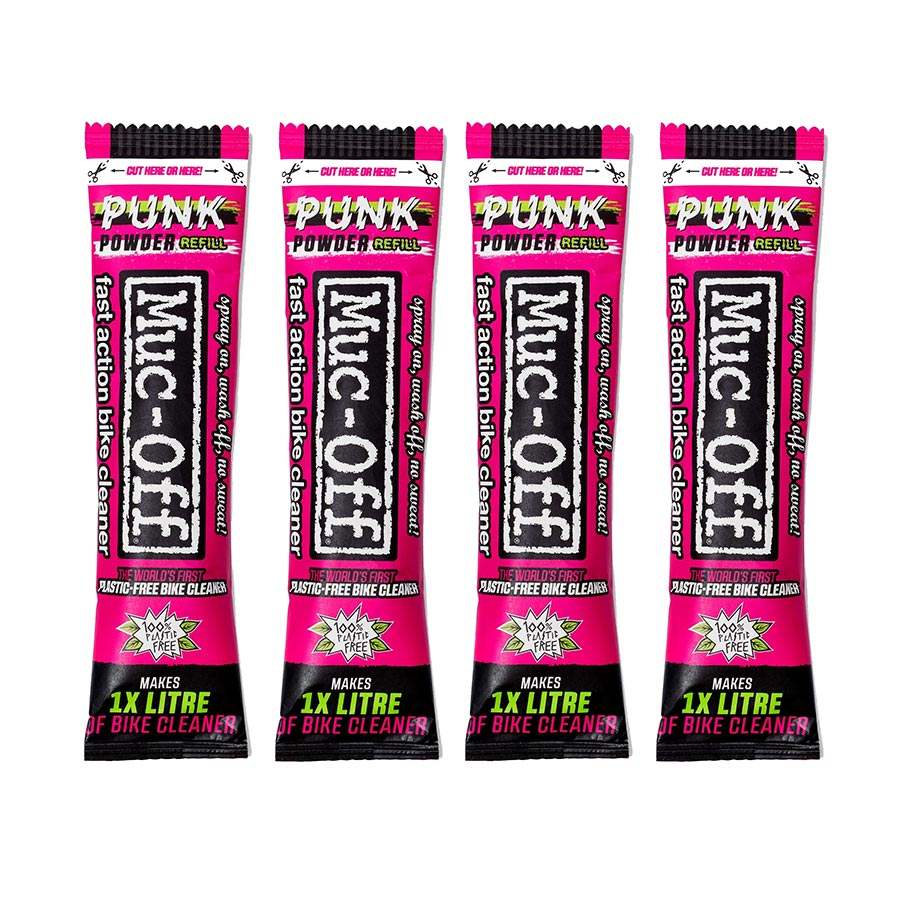 Muc-Off Punk Powder – 4 x 30g Plastic-Free Bike Cleaner