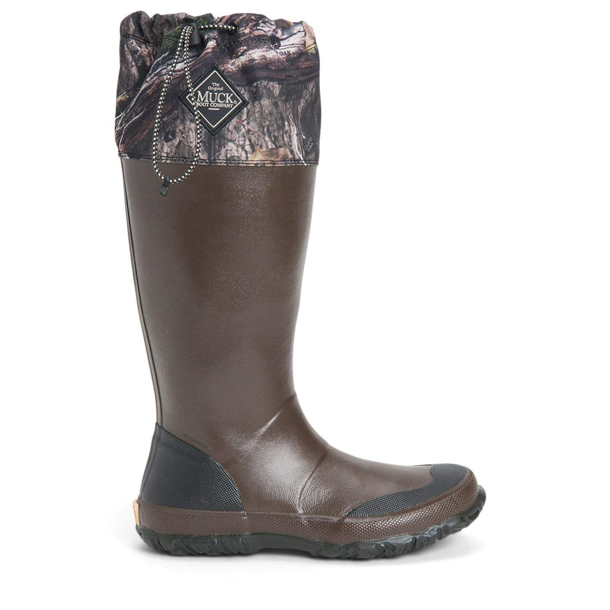 Muck Boot Forager Tall Boot – 100% Waterproof, Adjustable Height, Mossy Oak Country DNA