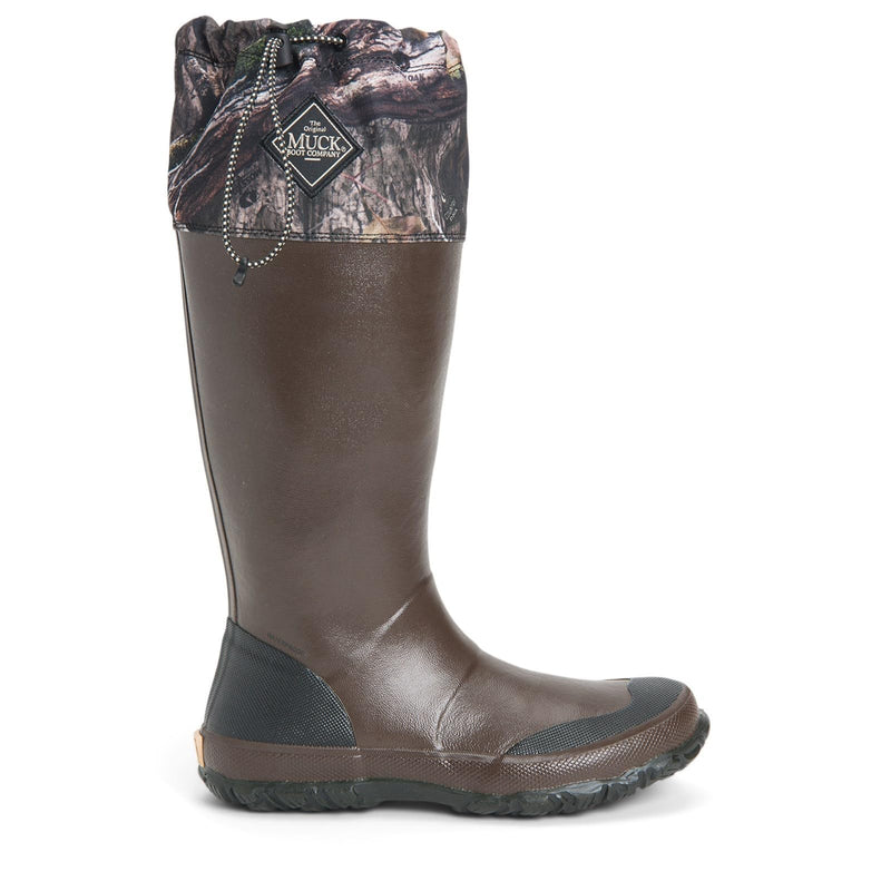 Muck Boot Forager Tall Boot – 100% Waterproof, Adjustable Height, Mossy Oak Country DNA