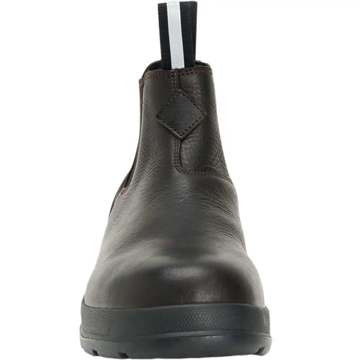 Muck Boot Men's Chore Farm Leather Chelsea Boot – Waterproof, Slip-Resistant, Memory Foam Footbed, Soft Toe