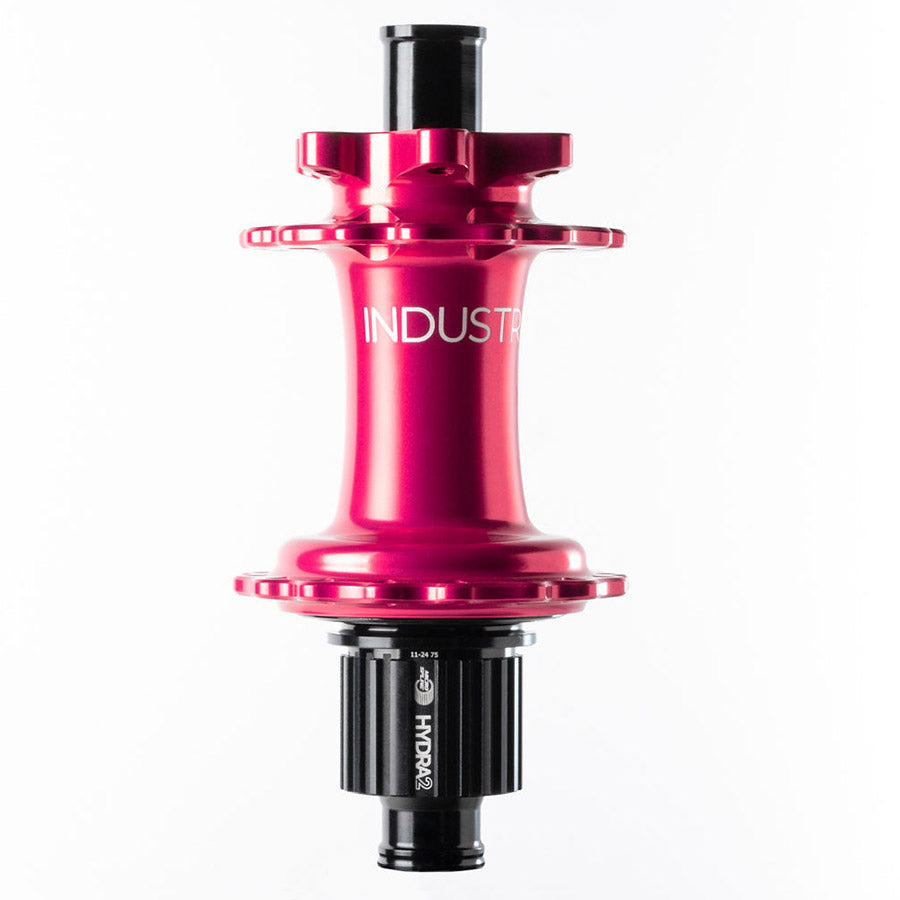 Industry Nine, Hydra 2 Boost MicroSpline, Disc Hub, Rear, 28H, 12mm TA, 148mm, Shimano Micro Spline, Black