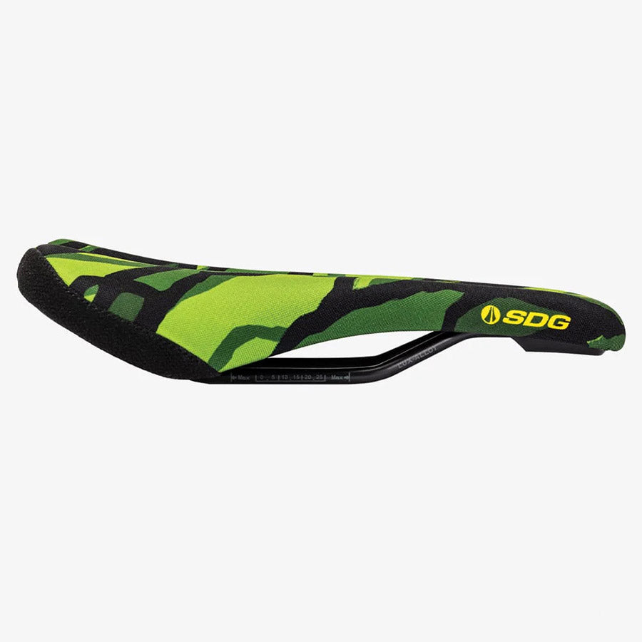 SDG Components, Bel-Air V3 Lux-Alloy, Saddle, 260 x 140mm, Unisex, 236g, Black/Olive