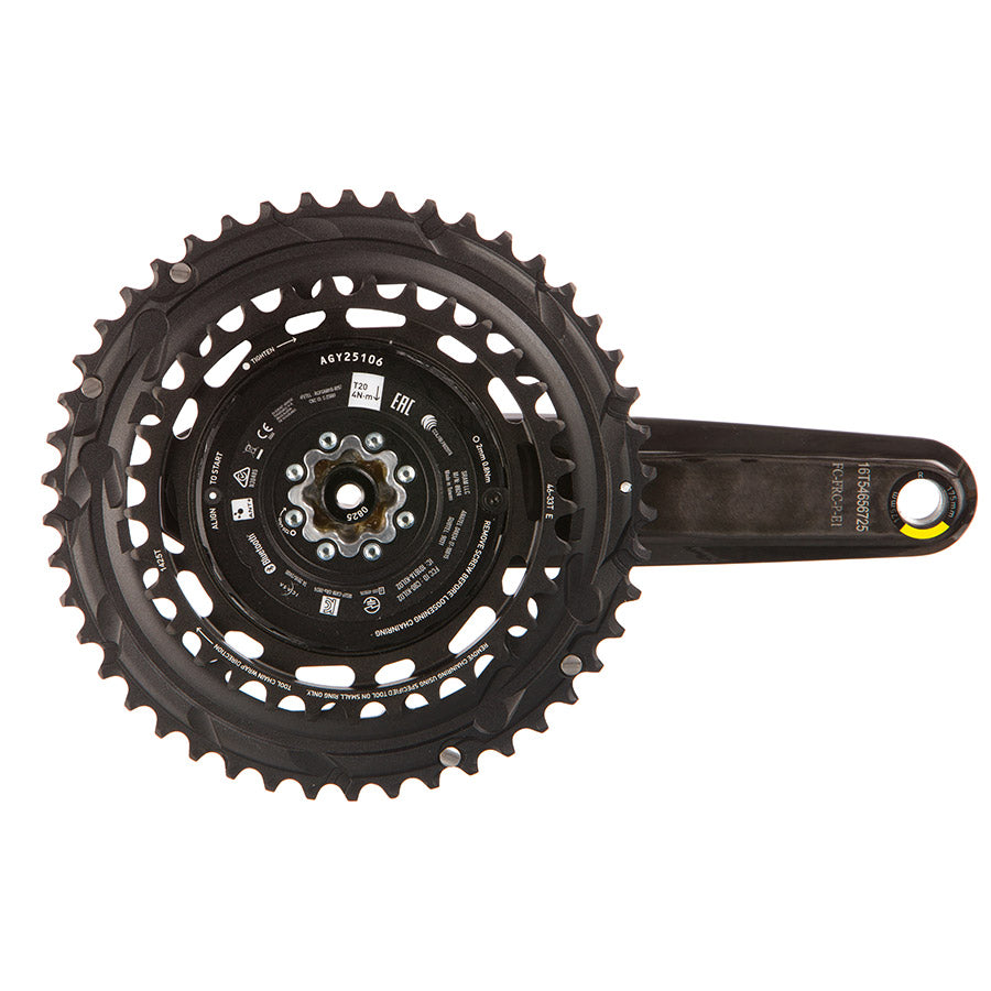 SRAM Force 2x Powermeter E1 Power Meter Crankset - Speed: 12 - Spindle: 28.99mm