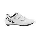 Northwave Sonic Junior Road Shoes – Synthetic Leather, Powershape Arch Support, Velcro Straps, Lightweight