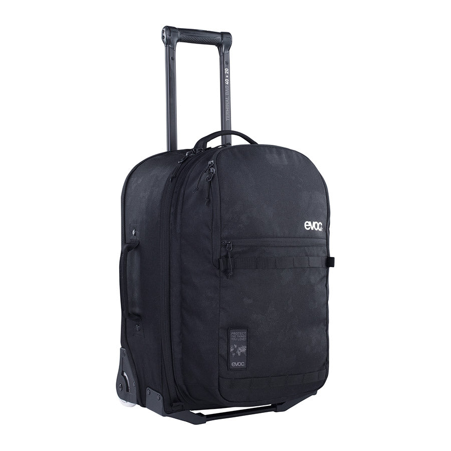 EVOC Terminal Bag 40+20 – Carry-On Travel Trolley with Detachable Backpack, 60L