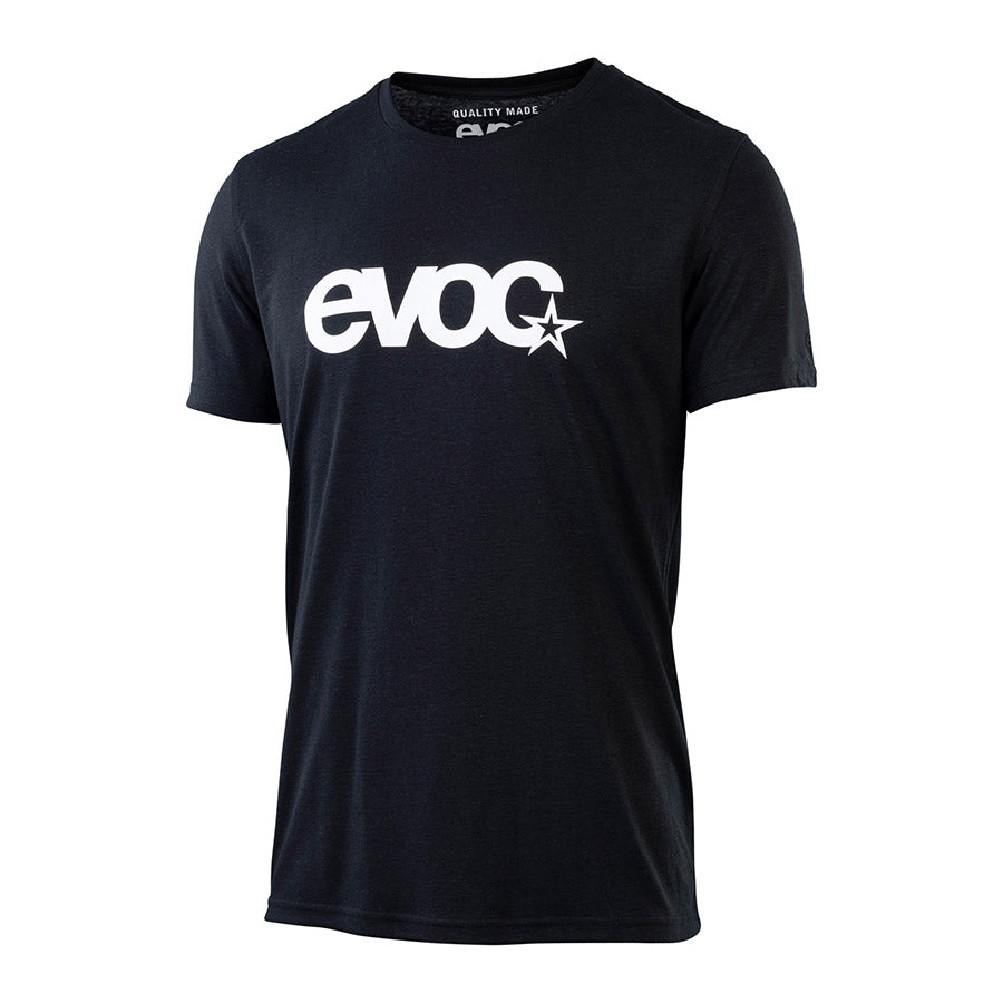 EVOC Logo T-Shirt – Men’s, Black, Hemp & Recycled Polyester