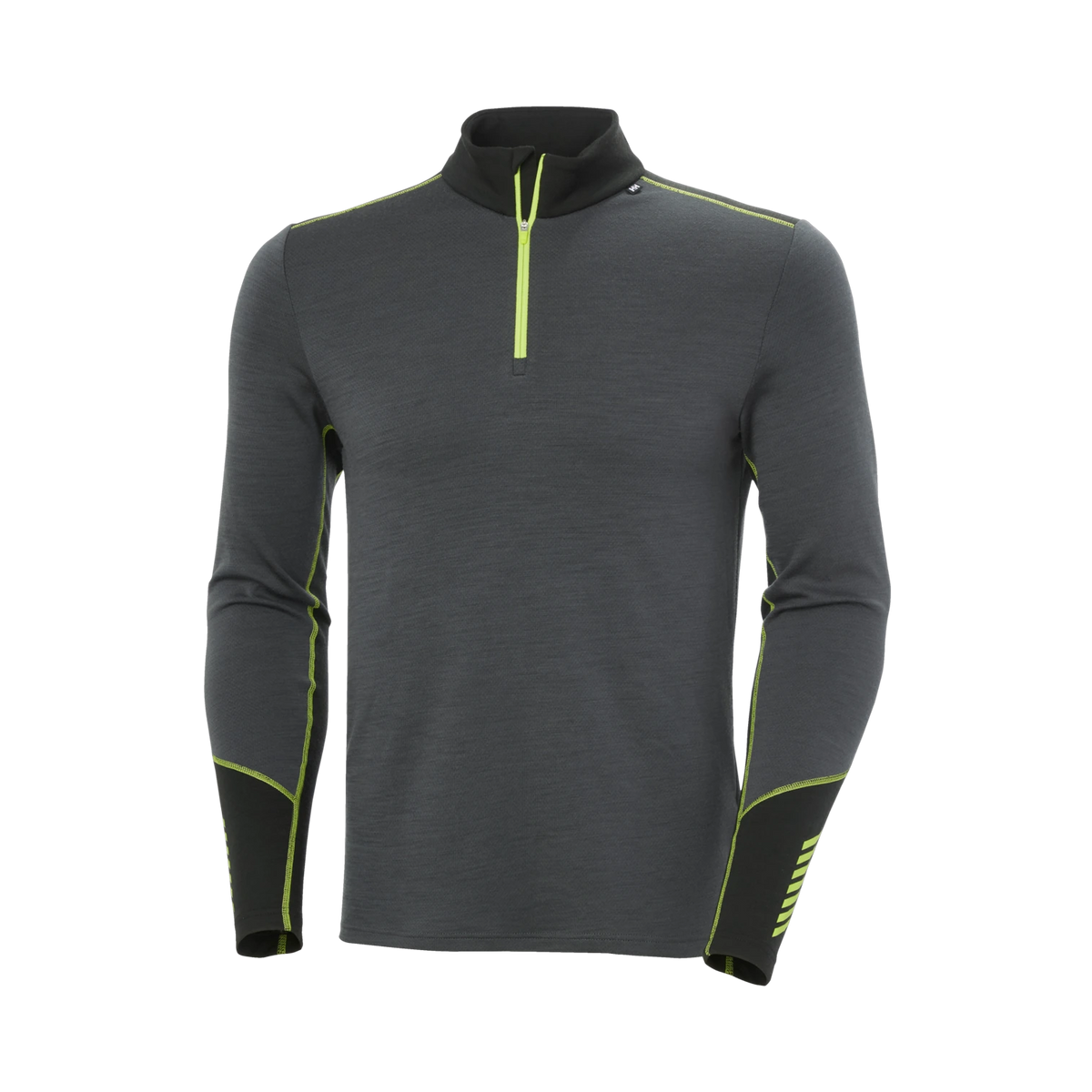Helly Hansen Lifa Merino Midweight 1/2 Zip Base Layer - Men's - Thunder Grey