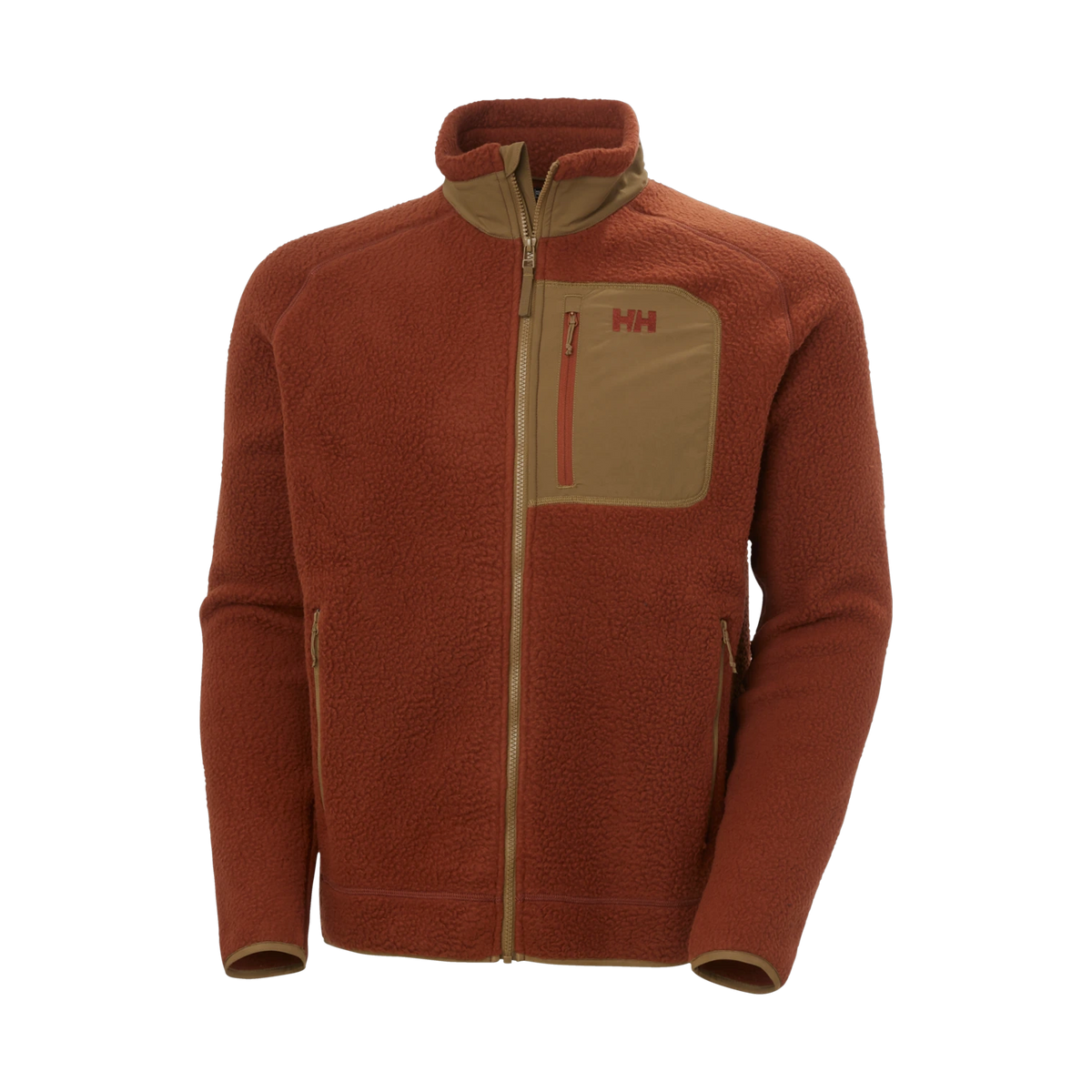 Helly Hansen Panorama Pile Block Jacket - Men's - Iron Oxide