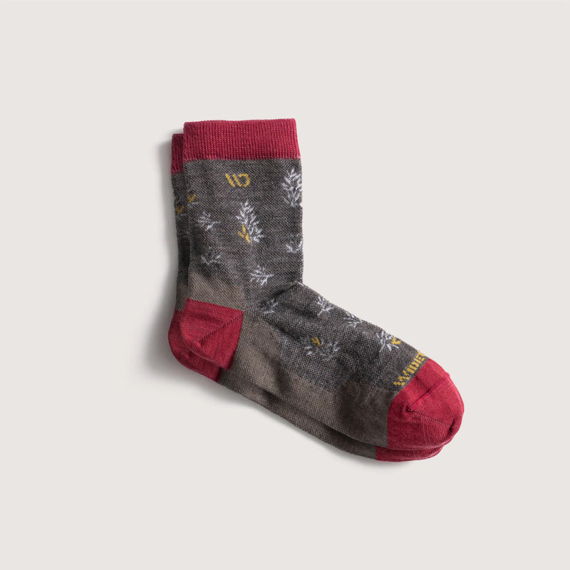 Wide Open Foliage Lightweight Micro Crew Sock - Women's