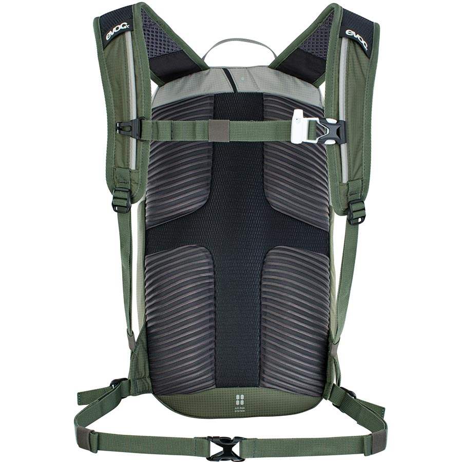 EVOC Ride 8L Hydration Bag Compact Hydration Backpack with Dual Access and Helmet Storage