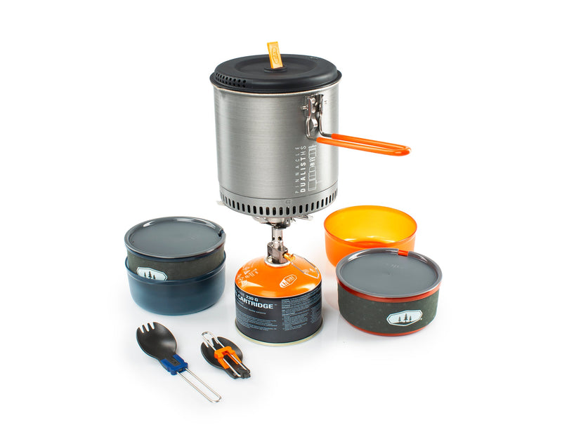 GSI Outdoors Pinaccle Dualist HS Complete Cooking & Eating Set Camping Ware
