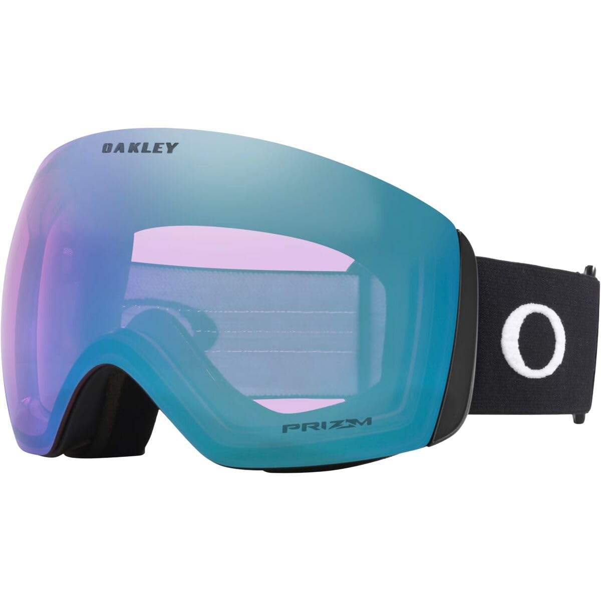 blue oakley goggles Oakley Flight Deck L Snow Goggles Matte Black/Prizm Iced Iridium