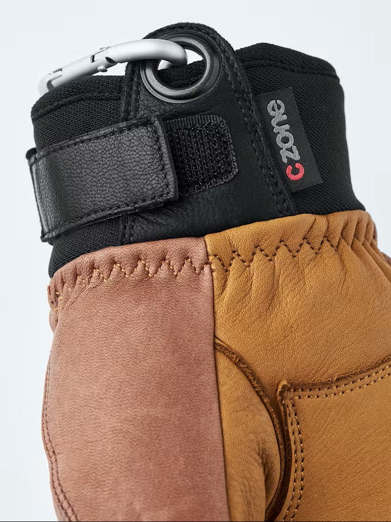 Hestra Free Ride CZone 3-Finger Glove – Cork/Brown