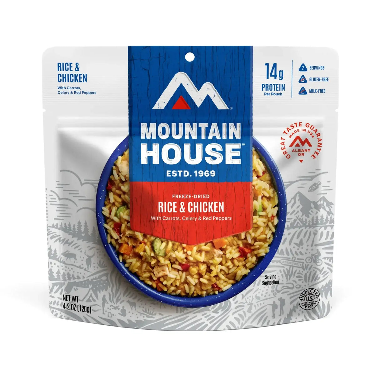 Mountain House Buffalo-Style Chicken Mac & Cheese