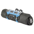 M-Wave Rough Ride 10L Handlebar Bag - Waterproof Flap Bag with Reflective Stripes and Detachable Card Compartment