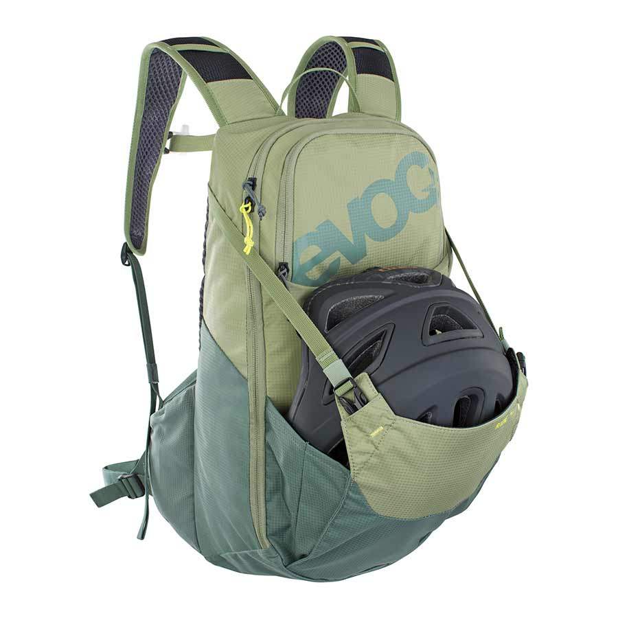 EVOC Ride 16L Hydration Bag Versatile 16L Allrounder Backpack with Hydration System & Helmet Storage