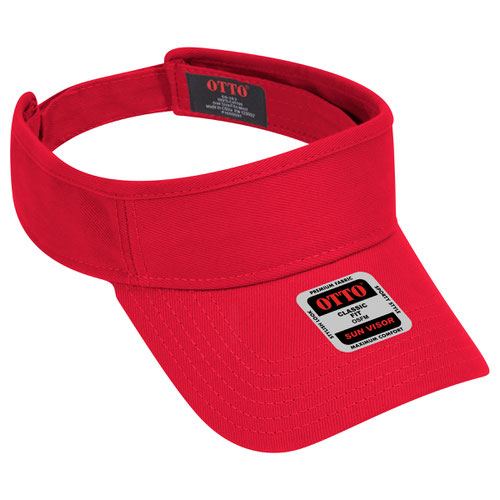 OTTO CAP® 60-263 Sun Visor – Adjustable Cotton Twill Visor OSFM