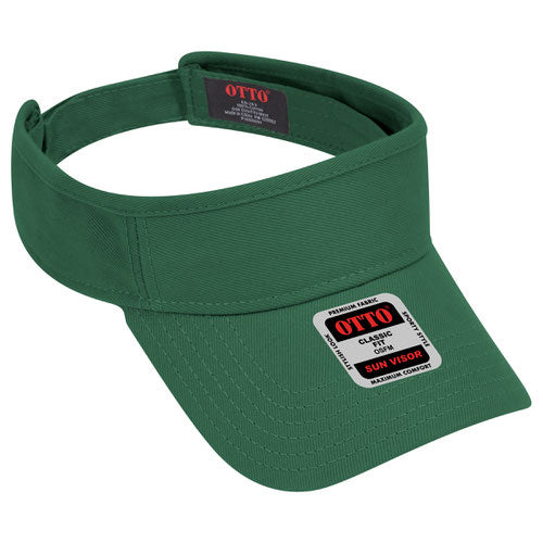 OTTO CAP® 60-263 Sun Visor – Adjustable Cotton Twill Visor OSFM