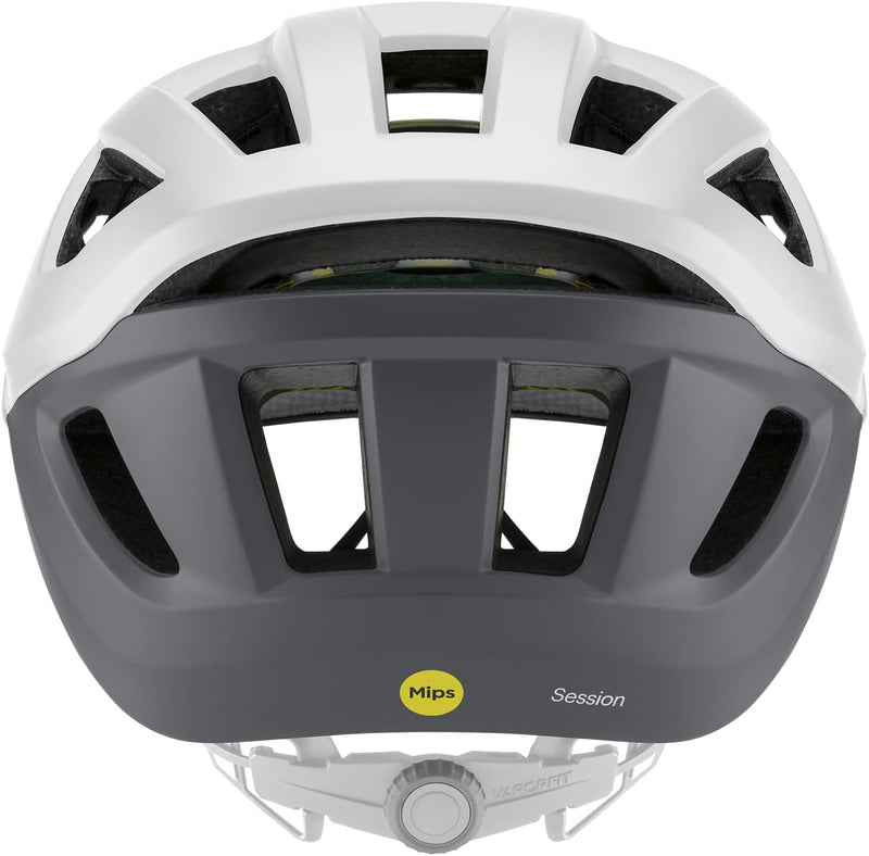 USED Smith Session MTB Cycling Helmet Adjustable Visor Matte White/Cement, Medium